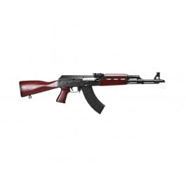 Zastava Arms AK-47 Semi-Automatic 7.62x39mm Rifle with Serbian Red Furniture, Buldged Trunnion, 1.5mm Receiver, and Chrome Lined Barrel - ZR7762SR