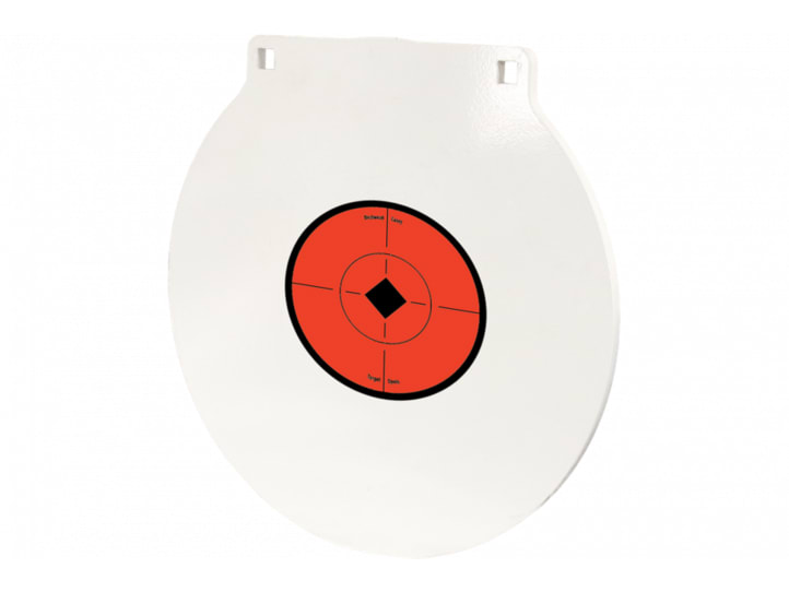 Cible Tir En Acier Blanc Birchwood Casey - Plaque Ronde 6" (Modèle RND6) - Neuve