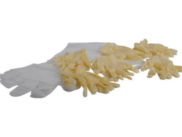 Allen Latex Gloves Field Dressing Gloves Clear 6 Shoulder Length/6