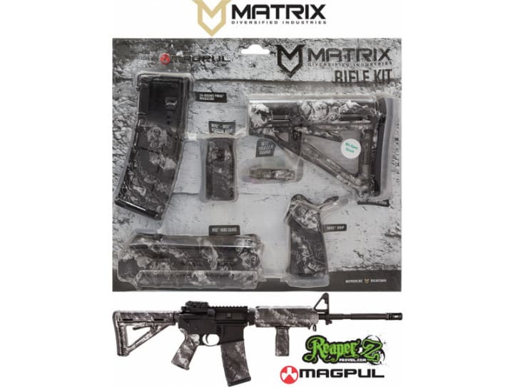 MDI MAGMIL19-ZS Reaper Z Silver Magpul MOE Kit Poly AR-15