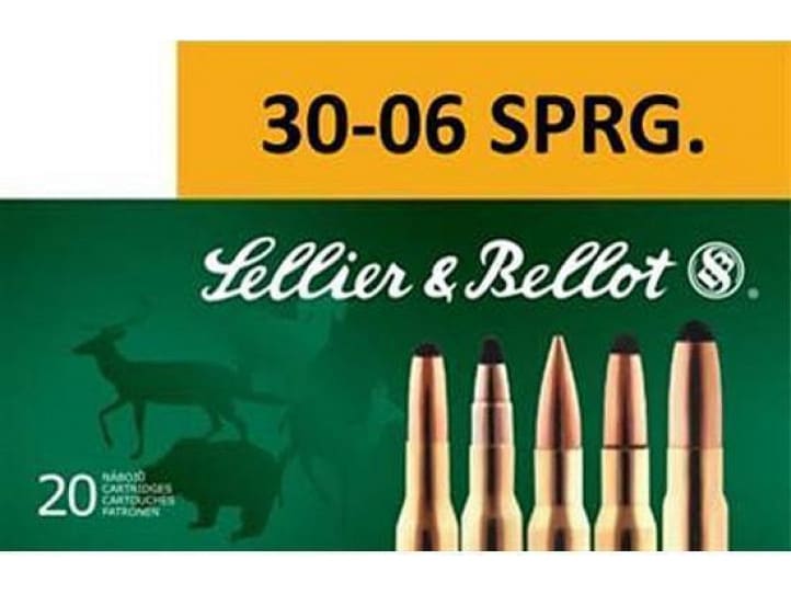 Sellier & Bellot SB3006A Rifle Training 30-06 180 GR FMJ - 20rd Box