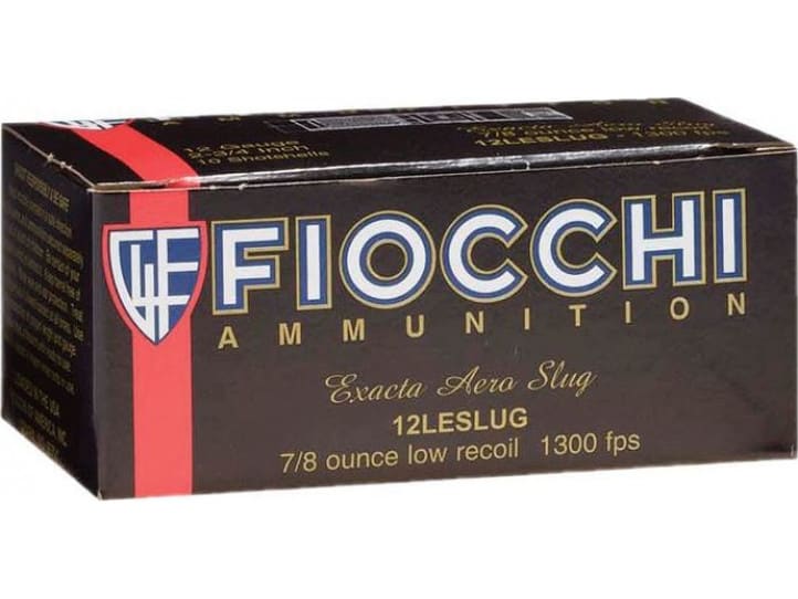Fiocchi Case 12LESLUG Aero Rifled Slugs, 12GA ,2.75