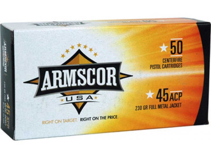 Armscor FAC4512N 45 ACP 230 GR Full Metal Jacket - 50rd Box