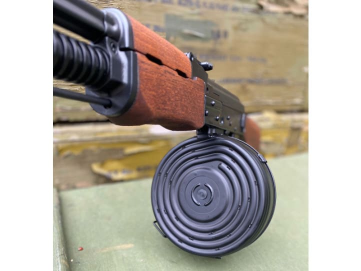 AK 47 100 Round Drum Magazine Made In South Korea New AK 47 100 Round Drum Magazine Made In South Korea New