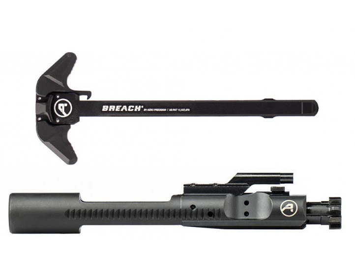 Aero Precision AR15 BREACH Charging Handle with Large Lever in Anodized Black & 5.56 PRO Series