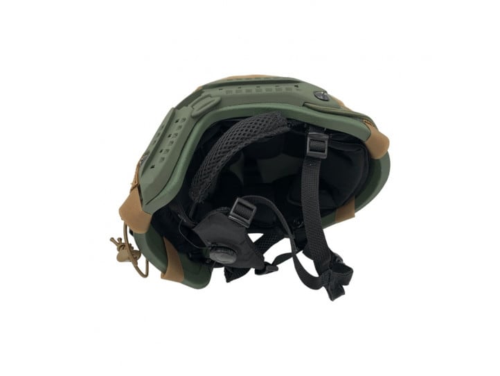 Guard Dog Body Armor FAST Level 3a Ballistic Helmet Universal Fit OD Green W/ Multicam Cover
