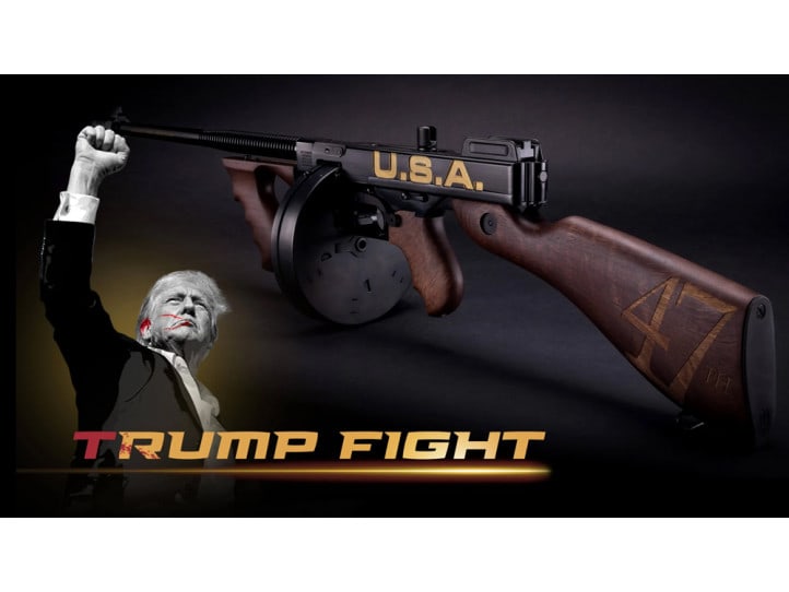 Thompson 1927A 1 Carbine Trump Fight Edition 45 ACP 16 5 quot Barrel W