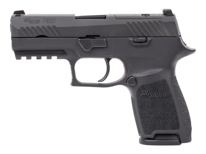 Sig Sauer 320C-9-BSSP-10 P320 3.9" Siglite Striker OR (2)10rd Black Steel
