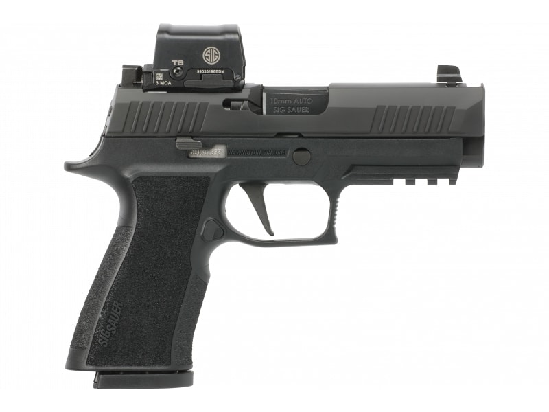 Sig Sauer P320 XTEN Carry Comp 320XCA-10-COMP-RX2 Pistol 10mm 3.8" 15rd Striker Optic-Ready, Slide Compensator