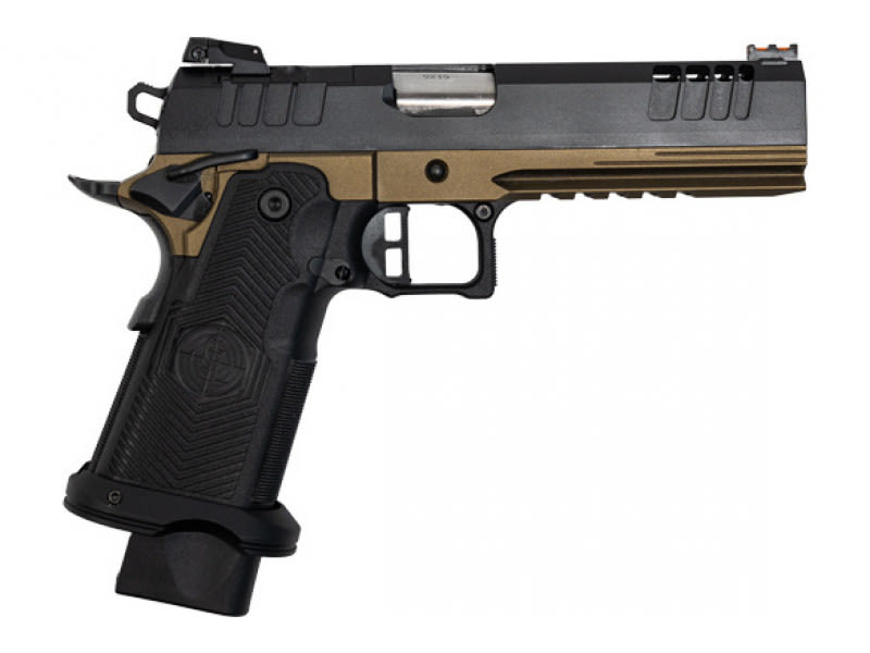Great Lakes Firearms GL1911DS-9FSS BRZ 1911DS Synergy 5" Barrel, 20rd magazine, Black Slide, Bronze Frame