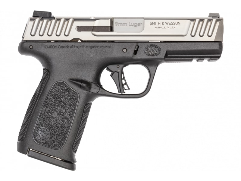 Smith & Wesson 13935 SD9 2.0 4" FS10rdSilver SS SLIDE/BLACK Poly