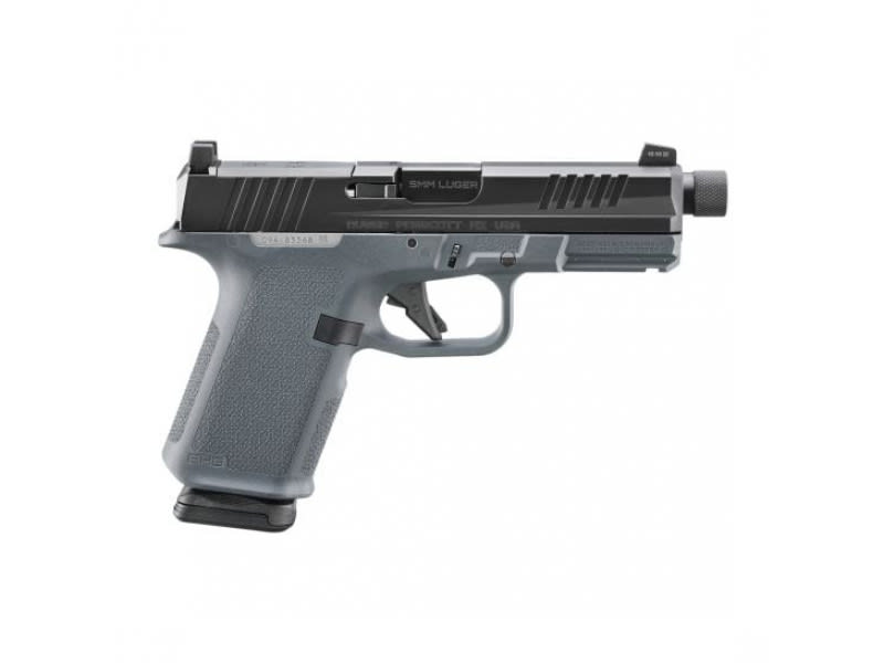 Ruger RXM 19412 9mm Semi-Automatic Pistol, 4.5" Threaded Barrel, Magpul Stealth Grey Frame, 2-15rd Magpul Magazines, Co-Witness Blacked Out Rear Sight w/ Tritum Front