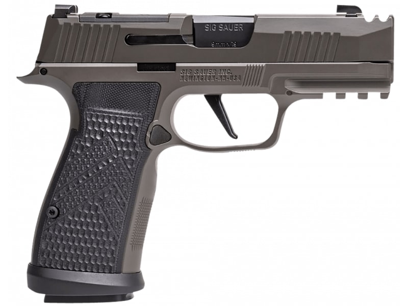 Sig Sauer P365 AXG Legion Semi-Automatic 9x19mm Optic Ready, Metal Frame Pistol, (3) 17 Round Magazines, 3.10" Barrel, Gray Cerakote - 365AXGCA9LEGION