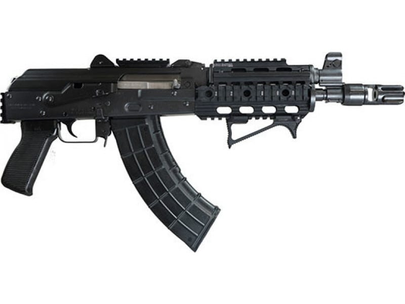 Zastava ZP92762PATM ZPAP92 Serbian Made AK-47 Pistol, 7.62x39 Caliber, Rear Trunion Rail, Night Brake, Top Optic Rail - 30 Rd Mag