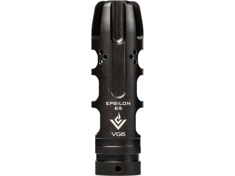 Aero Precision VG6 Epsilon 65 Muzzle Brake 2.84"L 5/8x24 tpi 17-4 Stainless Steel Black Nitride - APVG100033A