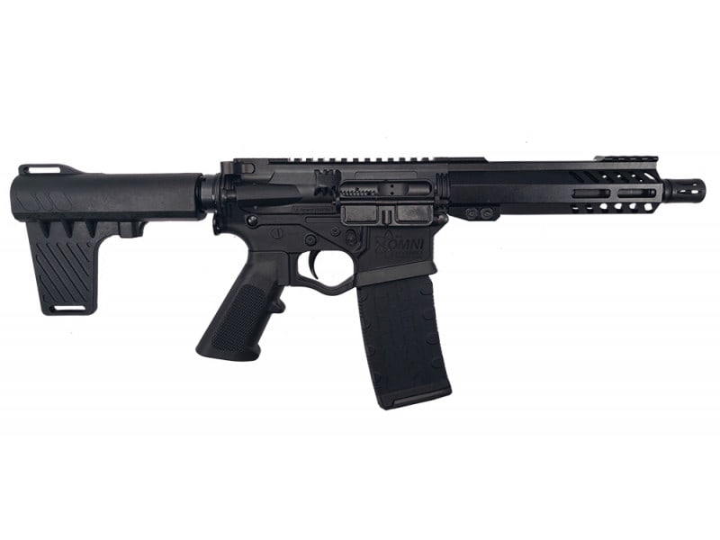 American Tactical Omni Hybrid Maxx Semi-Automatic AR-15 Style Pistol with 7.5" Barrel, 7" M-LOK Handguard, (1) 30 Round Magazine - ATIGOMX556ML7CCB