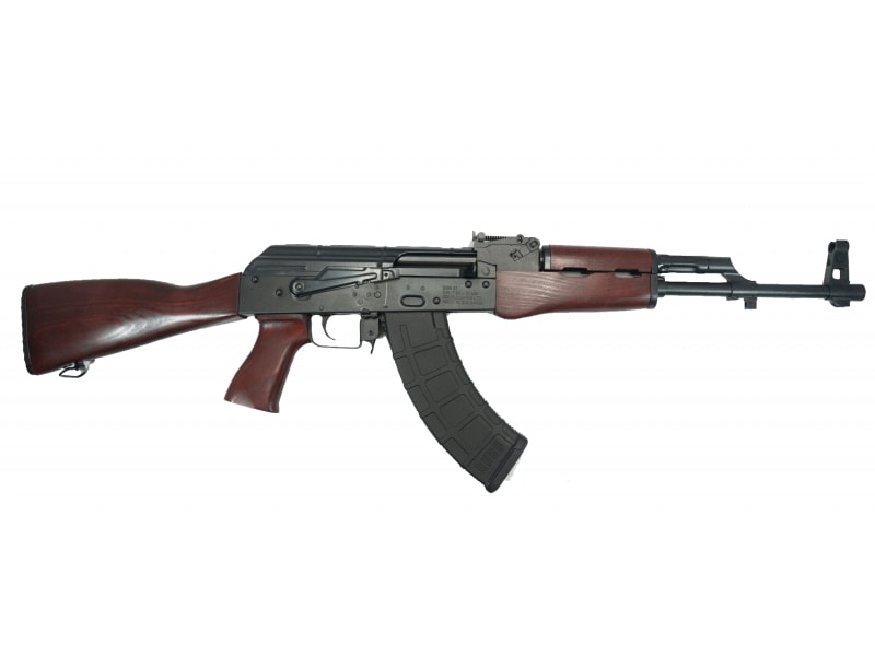 Red Star Ordnance BSR47, Bulgarian AK-47/AKM Rifle, 7.62x39, Red Wood Furniture, 1mm Receiver, 16.3" Hammer Forged Barrel, Blued, 30rd Magpul Pmag