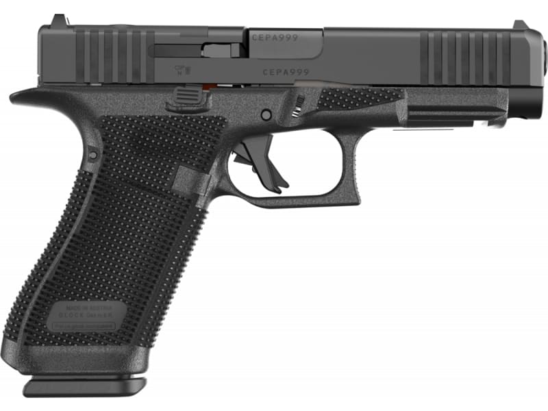 Glock 17 GEN 6, Semi-Automatic Pistol, 4.49" Barrel, 9mm, (3) 17 Round Magazines, RTF6 Grip Texture, Ambidextrous Slide Release,  - P61750203