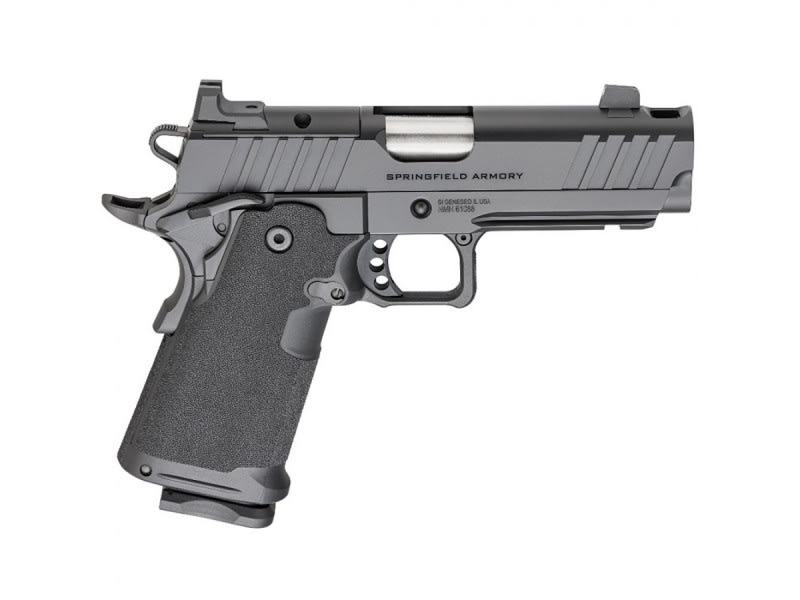 Springfield PH9117AOS-COMP Prodigy Comp 1911 9mm Pistol, Optic Ready, 4.25 Match SS Barrel, 1-17 + 1- 20 Rd Mag, Ambi Safety, Compensated, Fiber Optic Sight