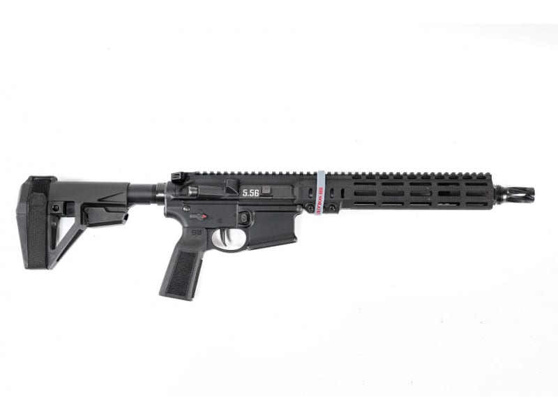 Sons of Liberty MK1 CAR Pistol - 11.5" 5.56 P3 CL Barrel - 10.75" MK1 Cable Management Rail - Anodized Black - Brace - MK1-CAR-556-115CL-PISTOL-A-BLK