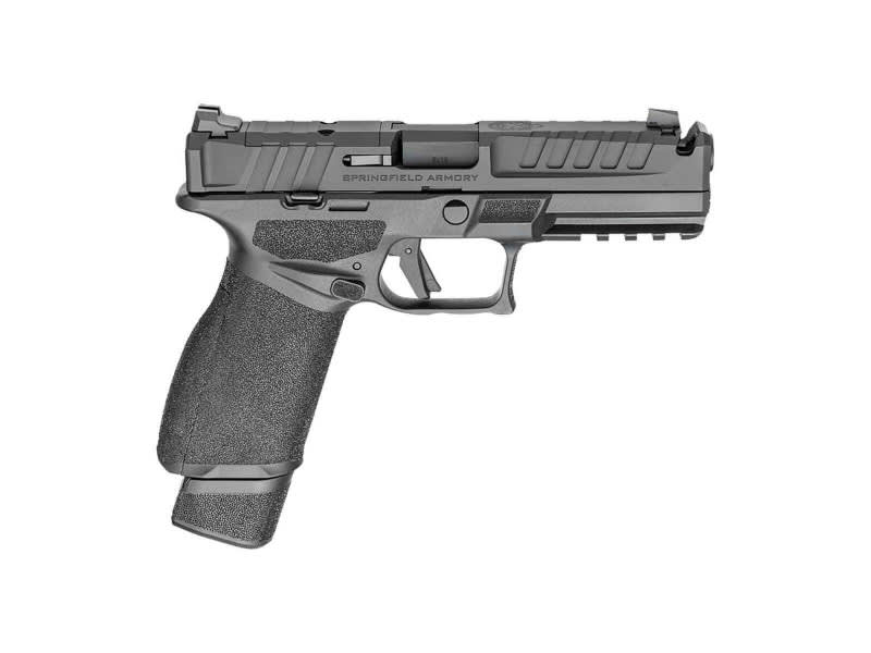 Springfield Armory Echelon 9mm Semi-Automatic Pistol, OR, U-Notch Sights, Modular, 4.5" Hammer Forged Bbl, 17 & 20 Round Magazine, Black - EC9459B-U-COMP