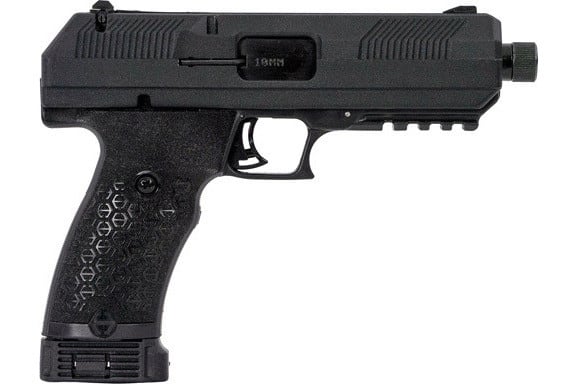 Hi-Point JXP10 10mm Semi-Auto Pistol, Black, 5.2" Threaded Barrel, 10+1, 3-Dot Sights,Thumb Safety,1913 Accessory Rail