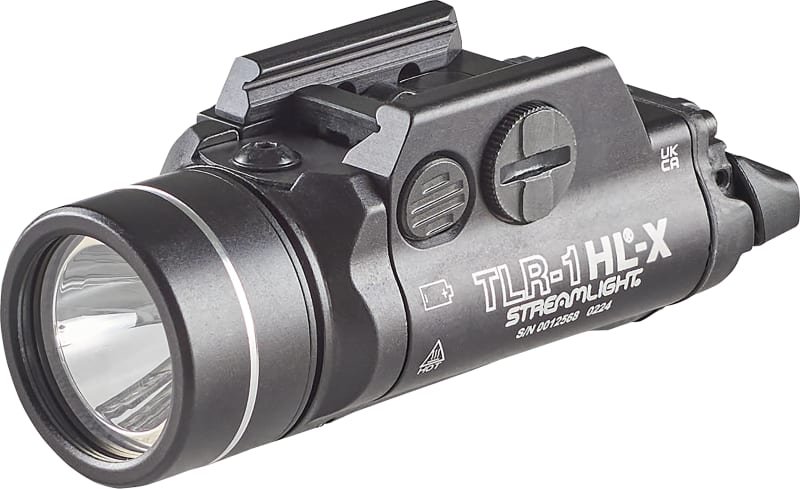 Streamlight 69500 TLR-1 HL-X Black 6000 Series Aluminum 1000 Lumens