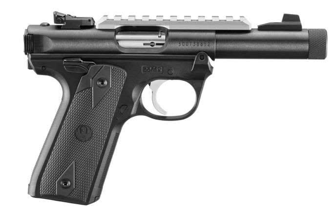 Ruger Mark IV 22/45, 4.4" Threaded Barrel, .22LR, Semi Automatic Pistol, 10rd Magazine - 40190
