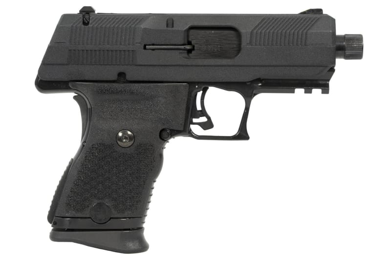 Hi-Point GYC9 YC9 Pistol, 4.12" Threaded Barrel, Front and Rear Slide Serrations, Enhanced Grip Texture, 10 Round Magazine, 1913 Rail, Black