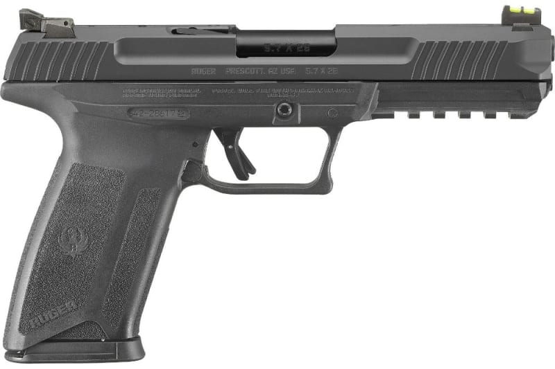 Ruger 57 PRO 5.7x28mm Semi-Auto Pistol 4.9" Barrel Black - 16403