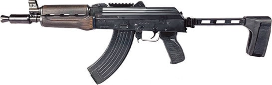 Zastava AK-47 Pistol, 7.62x39 Caliber, Semi-Auto, With SB Tactical