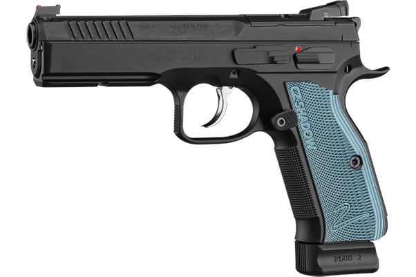CZ USA 91251 Shadow 2 OR FS17rdBlack Nitride Blue Grip