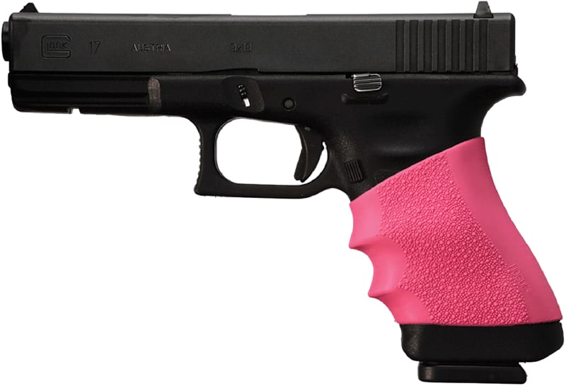 Hogue GRP HANDALL Full Size Universal Grip Sleeve For Glock 17, 19, 22, Etc. - Rubber, Black