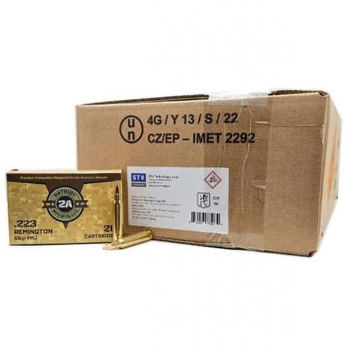 Patriot Sports USA Patriot Sports .223 55gr FMJ 1000 Round Case
