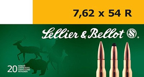 Sellier & Bellot SB76254RB Rifle 7.62X54mm Russian 180 GR Soft Point