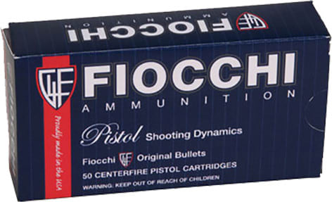 Fiocchi 9APBHP Pistol Shooting Dynamics 9mm 124 GR Jacketed Hollow Point - 50rd Box