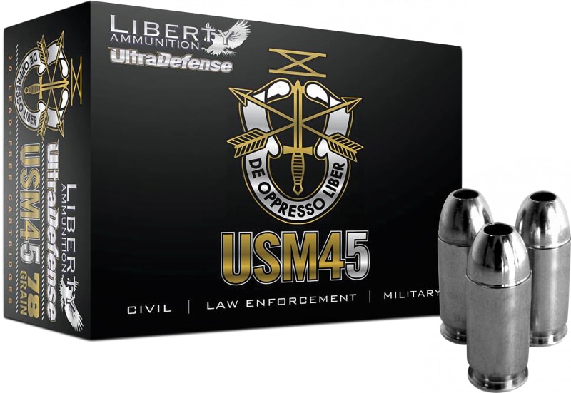 Liberty LA-CD-45-013 Civil Defense 45 ACP +P 78 GR LF Fragmenting HP