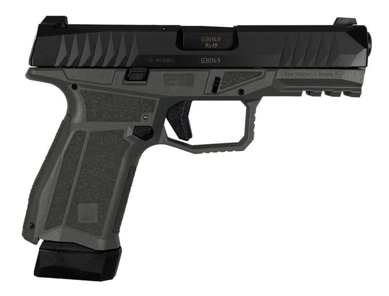 Arex Delta M Gen.2, 9mm Semi Automatic Pistol, Striker Fired, 15rd and 17rd Magazines, 4" Barrel, Grey Polymer Compact Frame 602429
