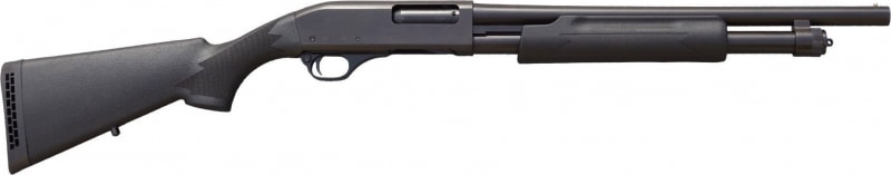 Blue Line Solutions - BL-18 Pump Shotgun, 12 Gauge, 18.5" Bbl, 3", 5 +1 Capacity, Polymer Furniture, Bead Front Sight - Rem 870 Clone, Black - 525252