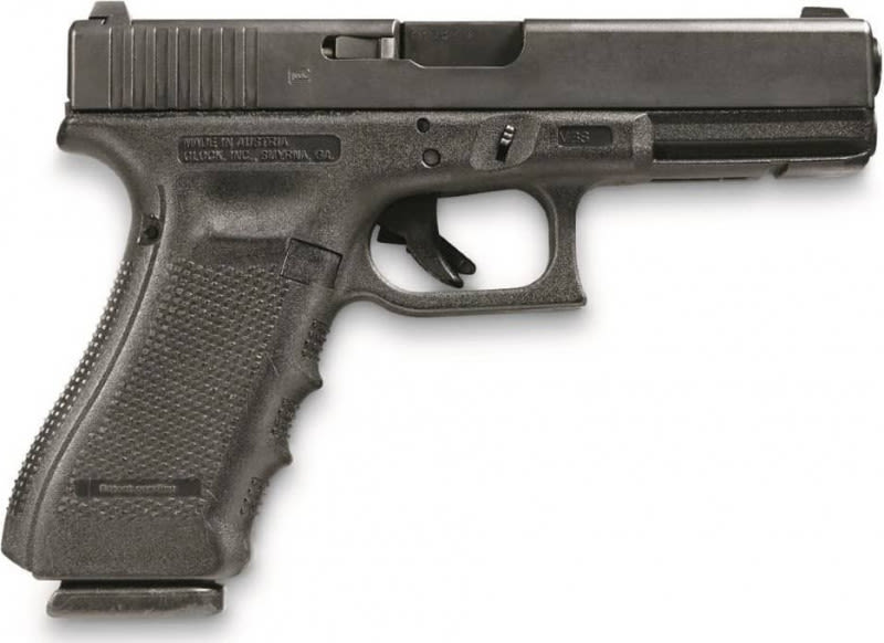 Glock 17 Gen 4 Semi-Auto Pistol 9mm 4.49" Barrel 17 Round - Used Law Enforcement Trade-In - Surplus Good/Very Good Condition