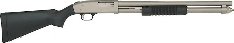 Mossberg 50299 500 Pump 12GA 20" CB 3" 8+1 Black Synthetic Stock Black