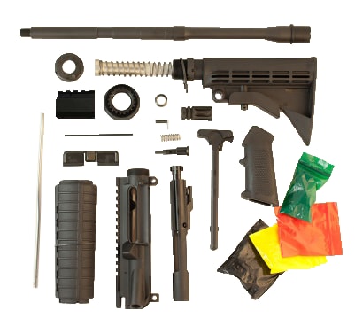 Anderson Basic Gun Kit M4 AR-15 Rifle Kit Complete Less Stripped Lower