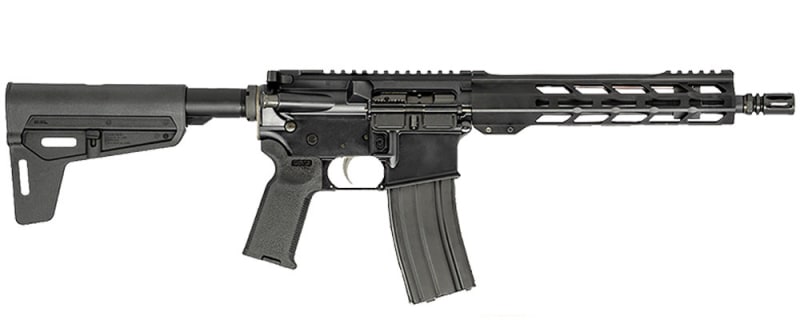 Anderson AR-15 Pistol, 10.5" BBl, 9.5" M-Lok Handguard, Magpul Brace & Grip, 5.56 Nato,1 In 7 Twist, Forged Upper & Lower, M16 BCG - B2-K870-A006-B