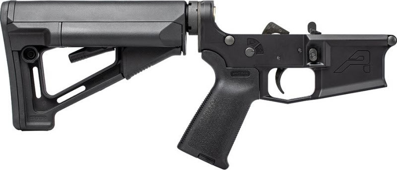 Aero Precision M4E1 Complete Lower Receiver w/ Magpul MOE and STR - Anodized Black - APAR600103