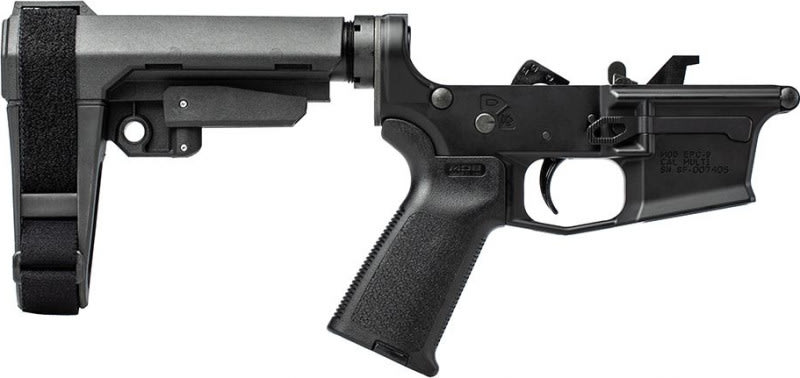Aero Precision APAR620507 EPC-9 Pistol Complete Lower w/ SBA3 Brace