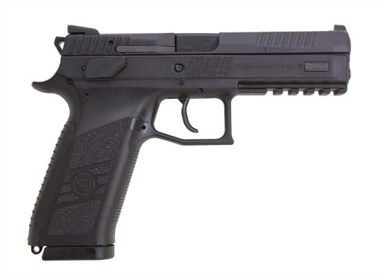 CZ USA P09 Semi Automatic Pistol 9mm Luger 4.53" Barrel 19 Rounds Polymer Frame Black Nitride Finish 91620