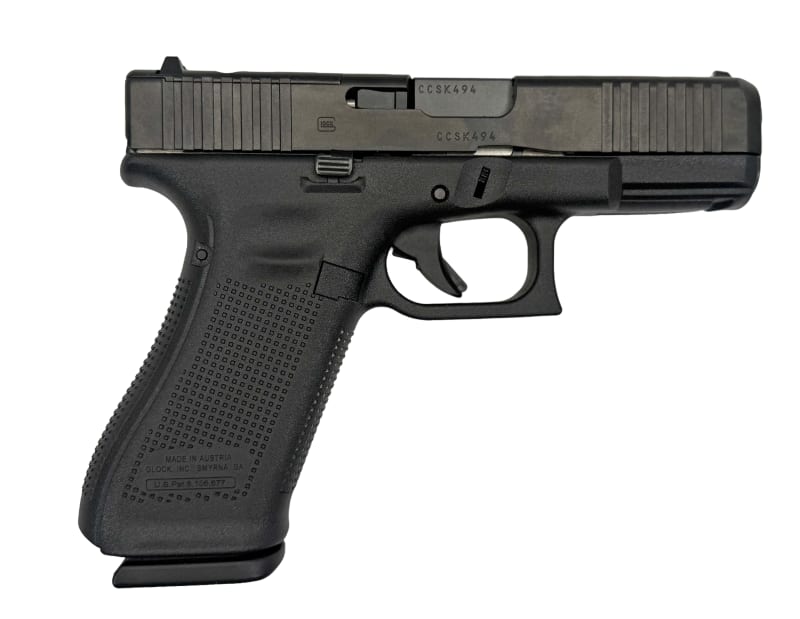 Glock 45 Gen 5 MOS, Semi-Automatic 9x19mm Pistol, W / (1) 17 Round Mag, Law Enforcement Trade In, Good Condition, MOS3 Deltapoint Pro Footprint Direct Cut