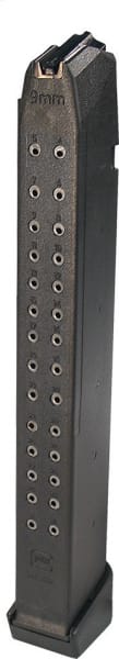 Glock OEM G17 G19 G26 G34 9mm 33rd Magazine