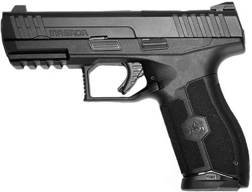 IWI M9ORP17 Masada 9mm Pistol, Semi-Auto, 17 Round, 4.1" BBL -  Black