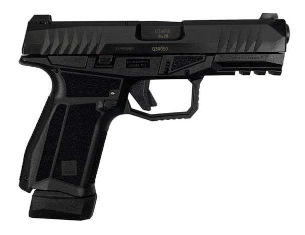 Arex Delta M Gen.2, 9mm Semi Automatic Pistol, Striker Fired, 15rd and 17rd Magazines, 4" Barrel, Black Polymer Compact Frame 602381
